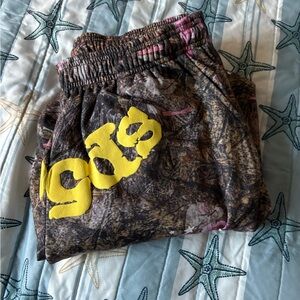 Camouflage Jacket with Yellow Accents